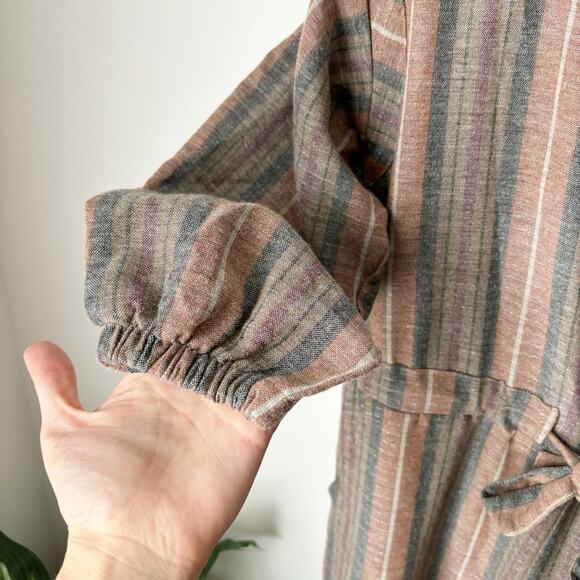 Free People Loveland Wool Blend Striped Jumpsuit - Picture 6 of 10